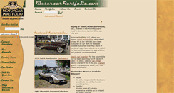 Desktop Screenshot of motorcarportfolio.com